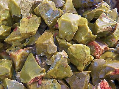 2000 Carat Lots Of Green Opal Rough - Plus A Free Faceted Gemstone