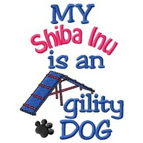 My Shiba Inu Is An Agility Dog Long-sleeved T-shirt Dc1868l Size S - Xxl