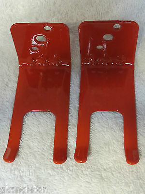 2-amerex Fork Style Wall Mount Brackets 5-10 & 20lb. Fire Extinguisher New