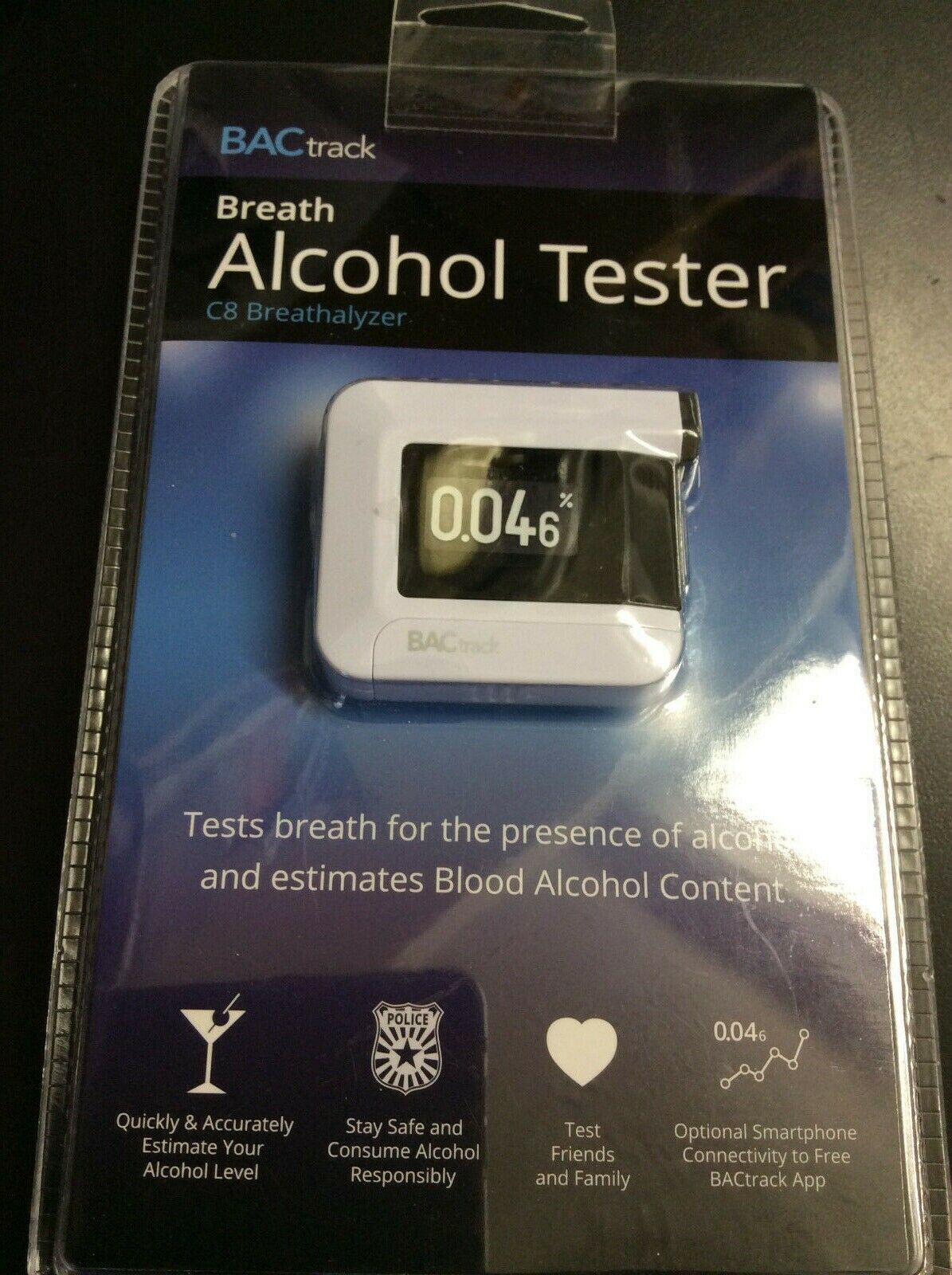 Bactrack C8 Breathalyzer Breath Alcohol Tester Wireless Connectivity #5554