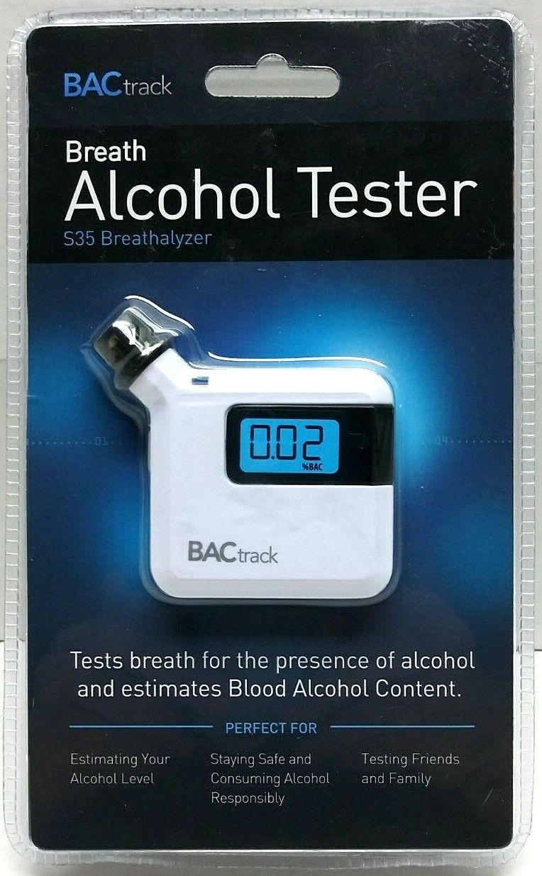 Bactrack Breath Alcohol Tester S35 Portable Breathalyzer And Advanced Sensor New