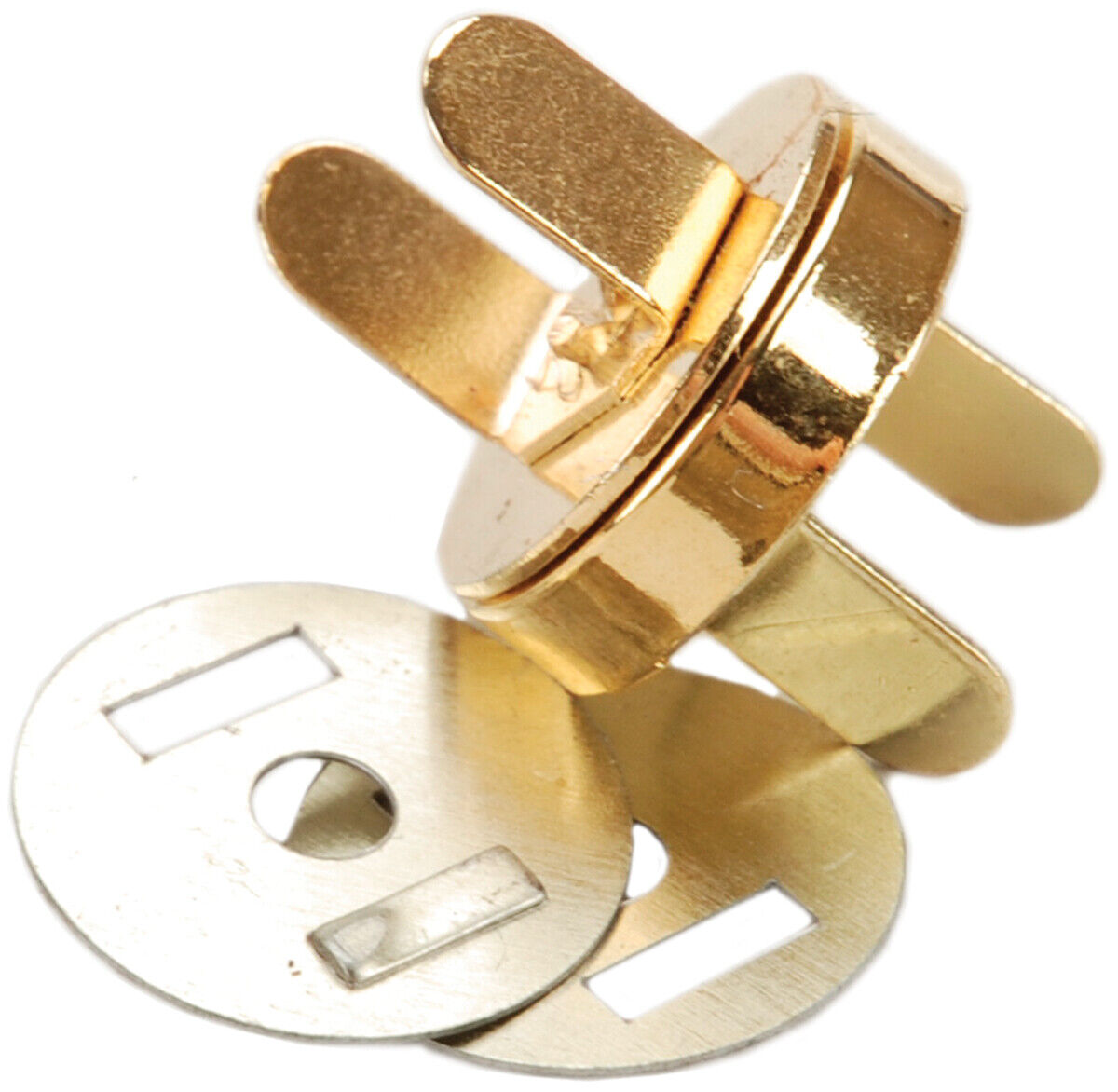 Sunbelt Magnetic Purse Snap 18mm 1/pkg-gold, Ms18mm-g, 3 Pack