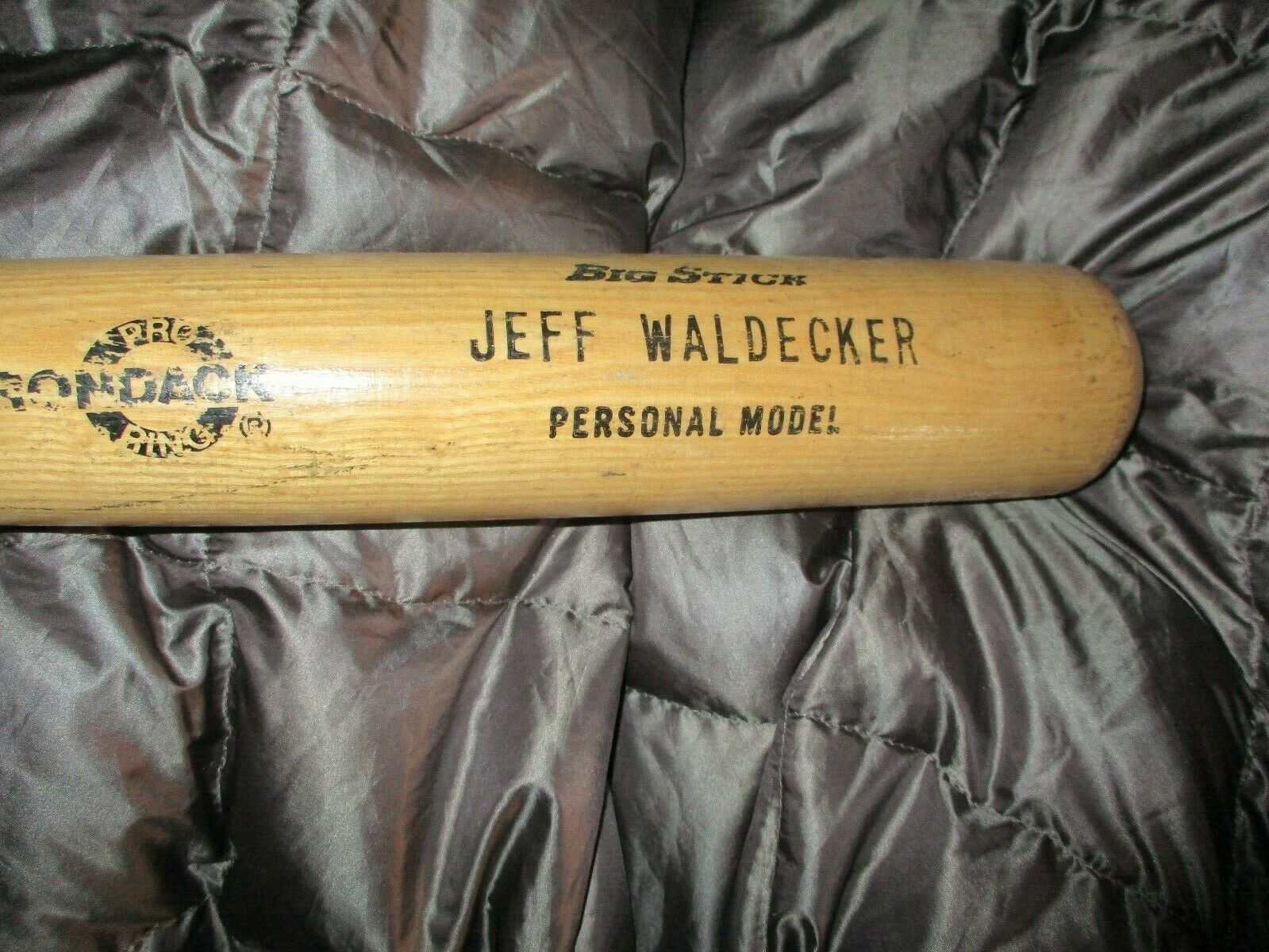 Jeff Waldecker Adirondack Pro Ring Ash Big Stick Personal Model 33" Bat