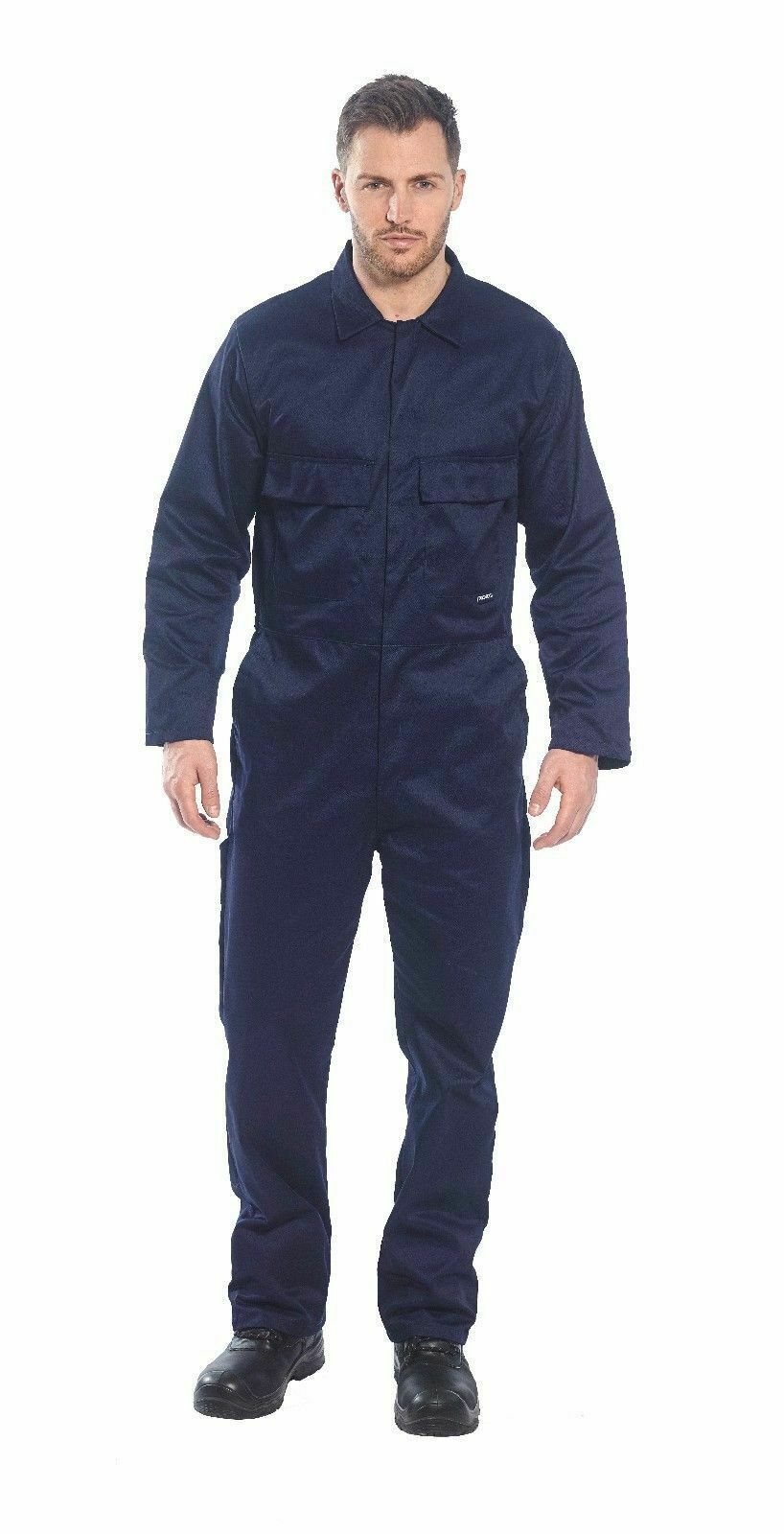 Portwest S999 Euro Polycotton Multipocket Work Coverall With Front Snap Closure