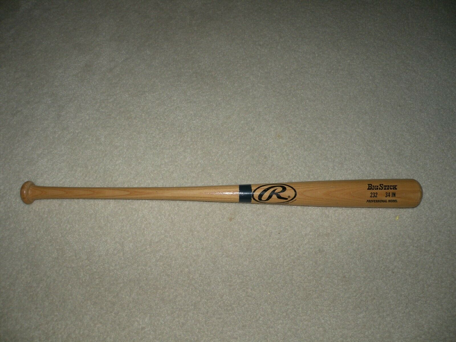 Rawlings New Adirondack Pro Big Stick Professional Model 34in 232 Ash Wood Bat