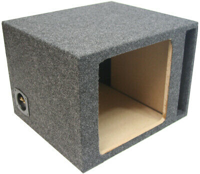 Car Audio Single 12" Vented Square Sub Box Enclosure Fits Kicker L7 Subwoofer