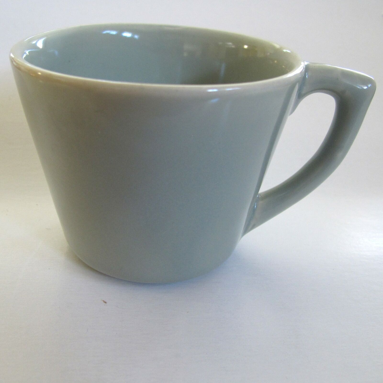 Vintage Bauer Coffee Cup Mug La Linda -al Fresco -monterey Grey Gray Glossy