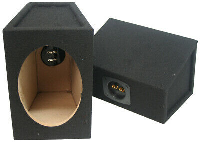 Car Audio Custom 6" X 9" Sealed Hi Quality Pair Speaker Enclosure Unloaded Box