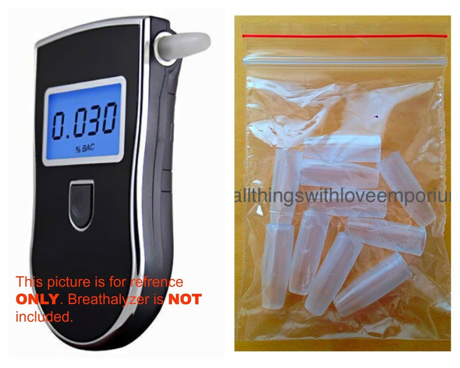 Replacement Mouth Pieces/inserts For Breathalyzer Alcohol Tester At-868 & 818m