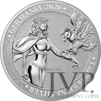 Germania 2020 5 Mark - Germania 1 Oz 999.9 Silver Bu Coin