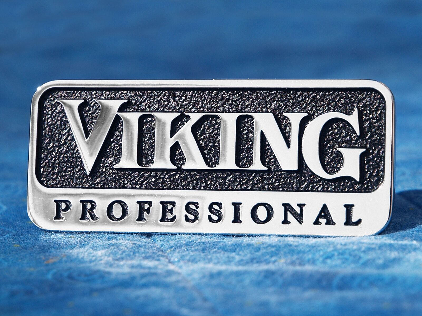 Viking Professional Oem 3" Metal Emblem Logo Badge Self Adhesive Nameplate Trim
