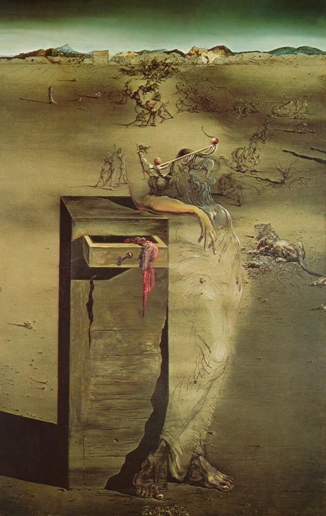 Custom Surrealist Dali Oil Painting Repro Spain 1938