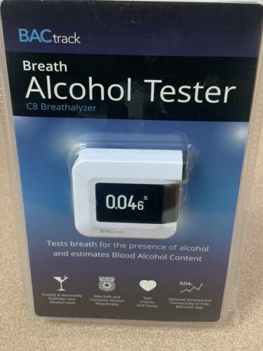 Bactrack C8 Bluetooth Alcohol Breathalyzer - Police Grade Blood Content **new**