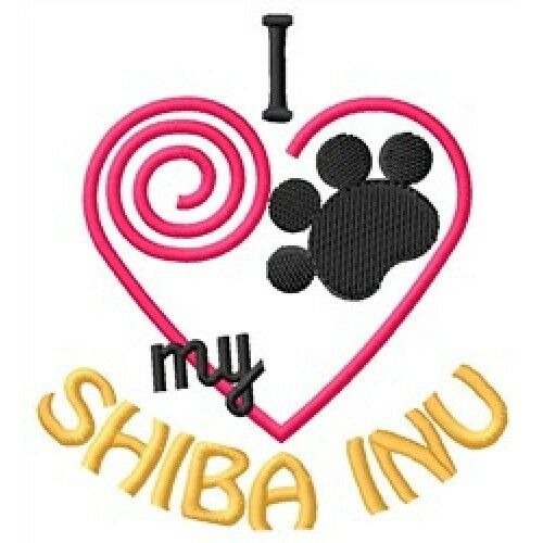 I "heart" My Shiba Inu Zippered Tote 1346-2