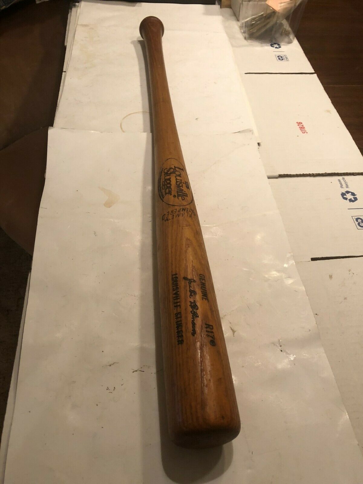 Wow! 32" Jackie Robinson Louisville Slugger Genuine R17 Baseball Bat #125, Nm/ln