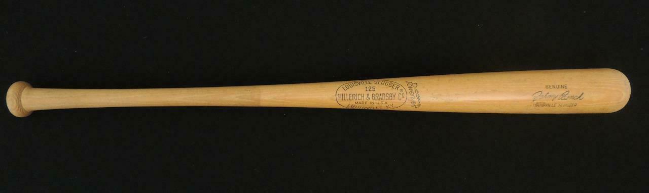 Johnny Bench Louisville Slugger #125 Wooden Baseball Bat 34" Vintage