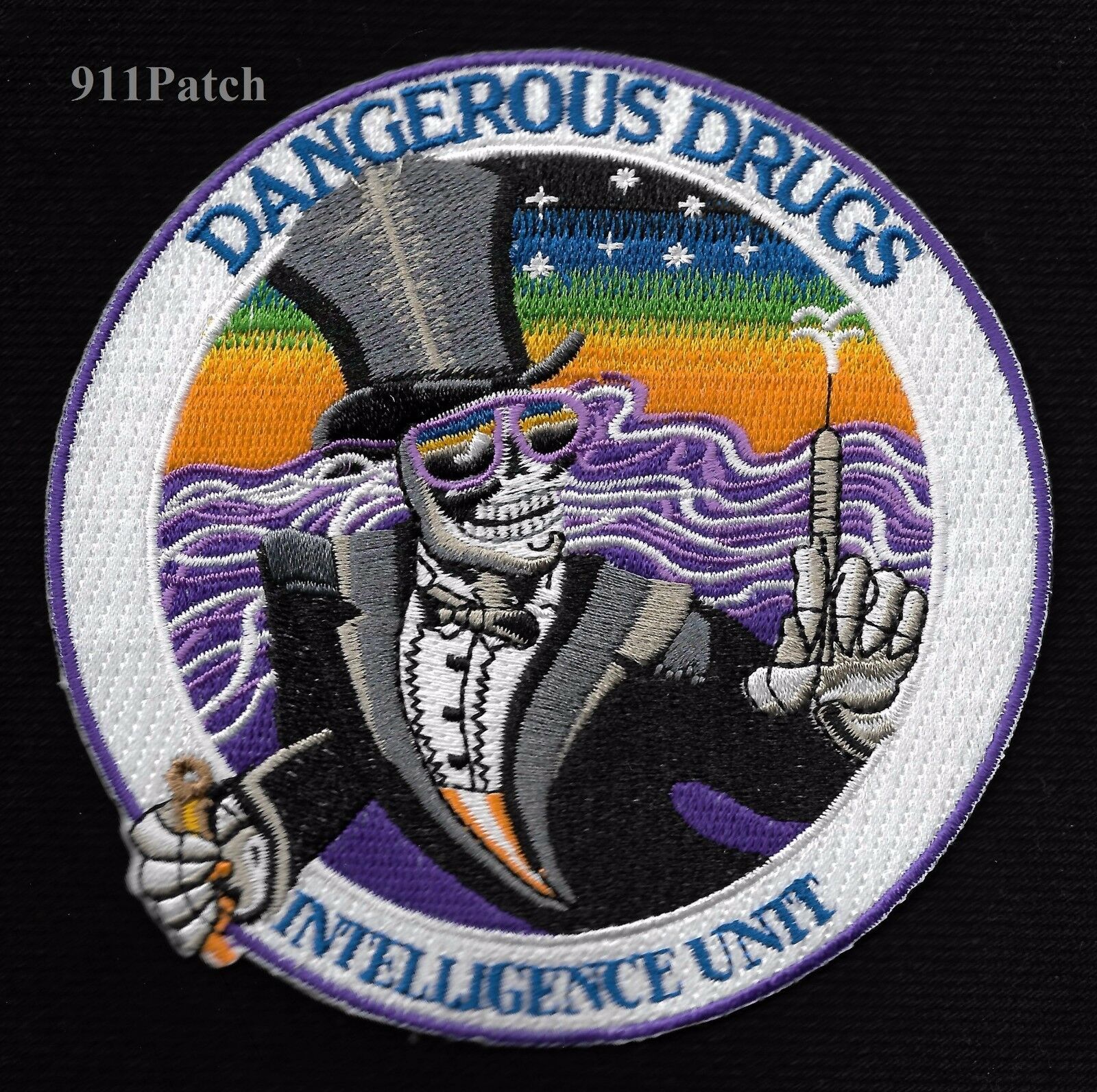 Dangerous Drugs Enforcement Administration Dea Intelligence Unit Police Patch