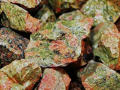1000 Carat Lots Of Unakite Rough - Plus A Free Faceted Gemstone